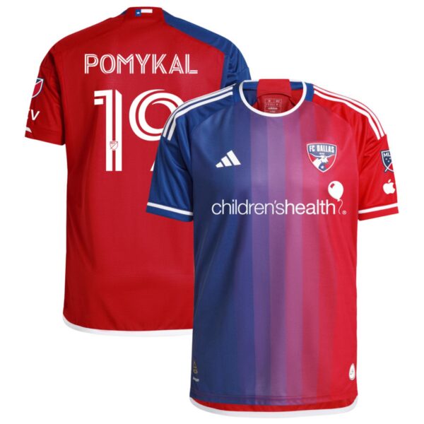 Fc Dallas 2024 After Burner Authentic Jersey Navy 19 Pomykal