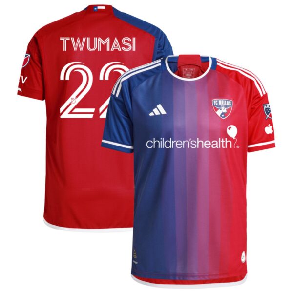 Fc Dallas 2024 After Burner Authentic Jersey Navy 22 Twumasi