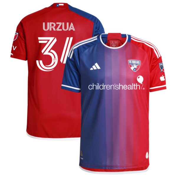 Fc Dallas 2024 After Burner Authentic Jersey Navy 34 Urzua