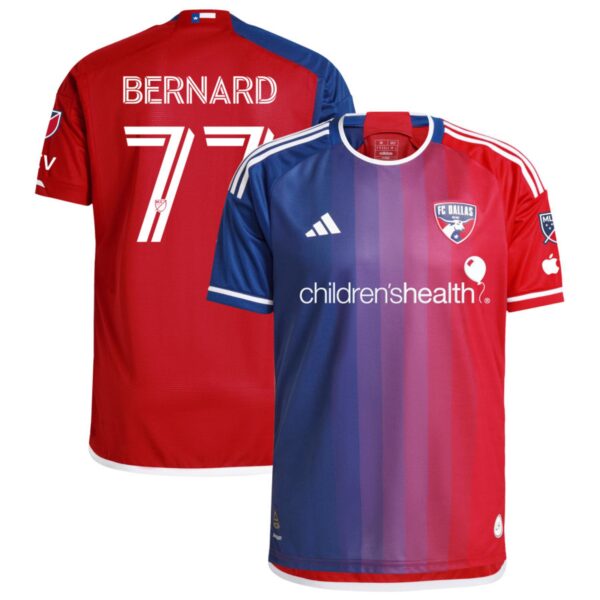 Fc Dallas 2024 After Burner Authentic Jersey Navy 77 Bernard