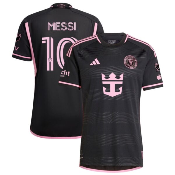 Inter Miami Cf 2024 La Noche Authentic Jersey Black 10 Messi