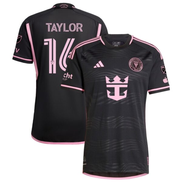 Inter Miami Cf 2024 La Noche Authentic Jersey Black 16 Taylor