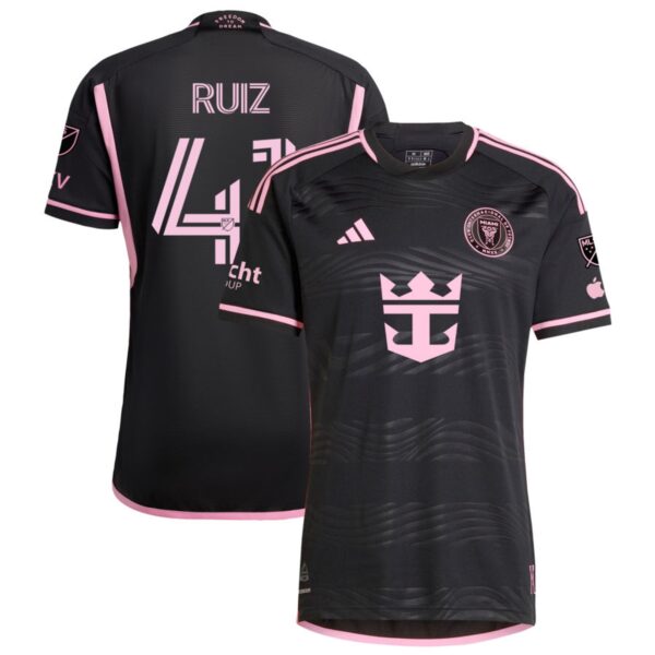 Inter Miami Cf 2024 La Noche Authentic Jersey Black 41 Ruiz