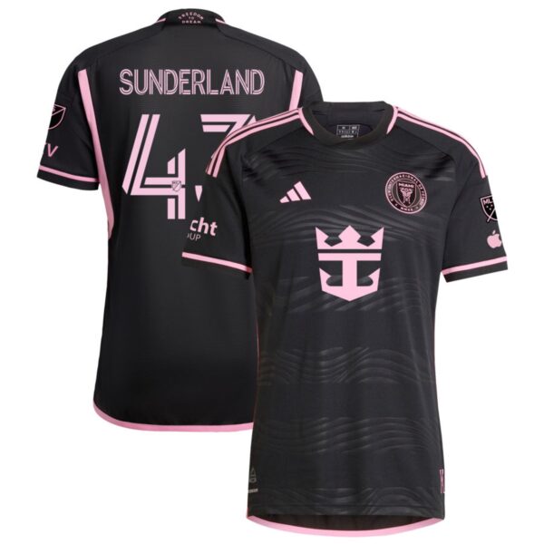 Inter Miami Cf 2024 La Noche Authentic Jersey Black 43 Sunderland