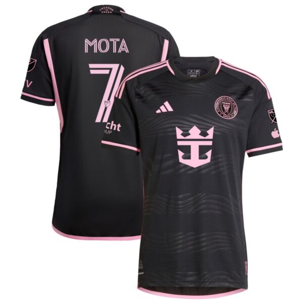 Inter Miami Cf 2024 La Noche Authentic Jersey Black 7 Mota