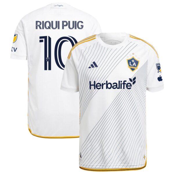 La Galaxy 2024 Angeleno Kit Authentic Jersey White 10 Riqui Puig