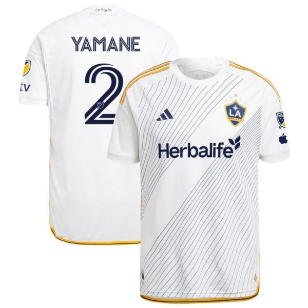 La Galaxy 2024 Angeleno Kit Authentic Jersey White 2 Yamane