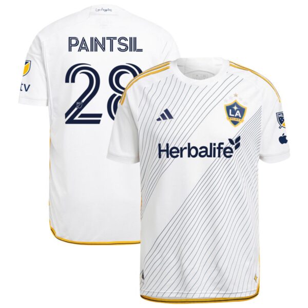 La Galaxy 2024 Angeleno Kit Authentic Jersey White 28 Paintsil