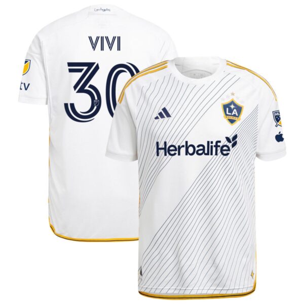 La Galaxy 2024 Angeleno Kit Authentic Jersey White 30 Vivi