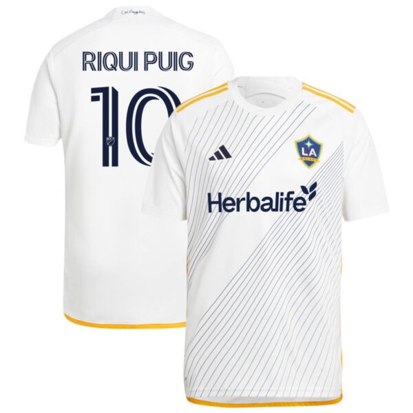 la galaxy 2024 angeleno kit jersey white 10 riqui puig 201110897