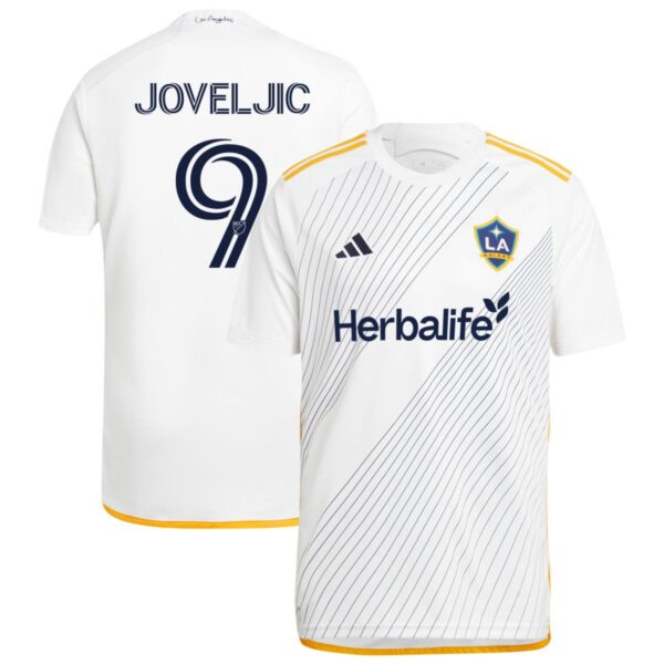 la galaxy 2024 angeleno kit jersey white 9 joveljic 201110897