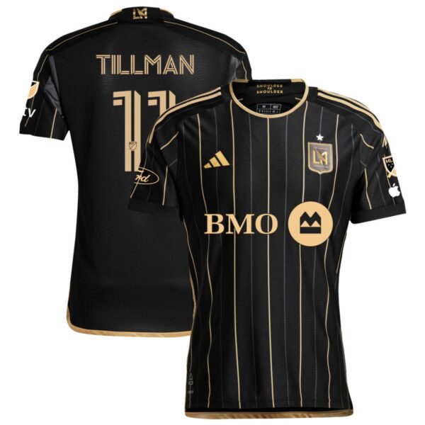 Lafc 2024 Primary Authentic Jersey Black 11 Tillman