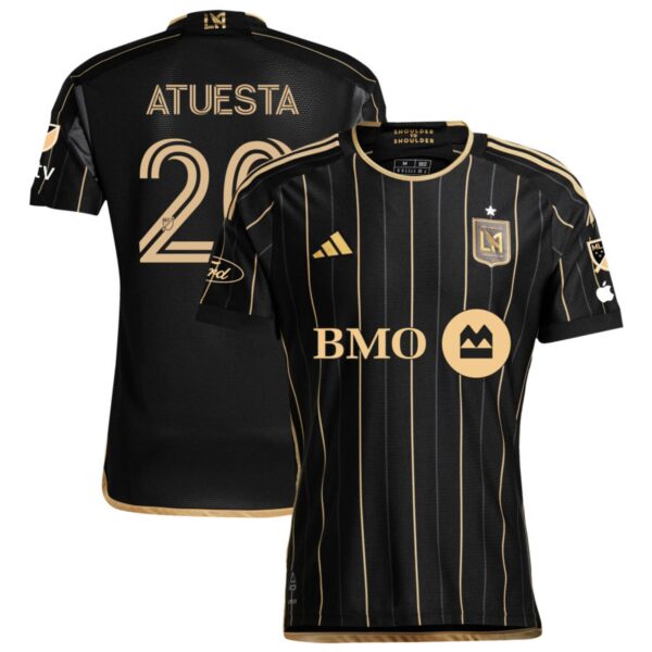 Lafc 2024 Primary Authentic Jersey Black 20 Atuesta