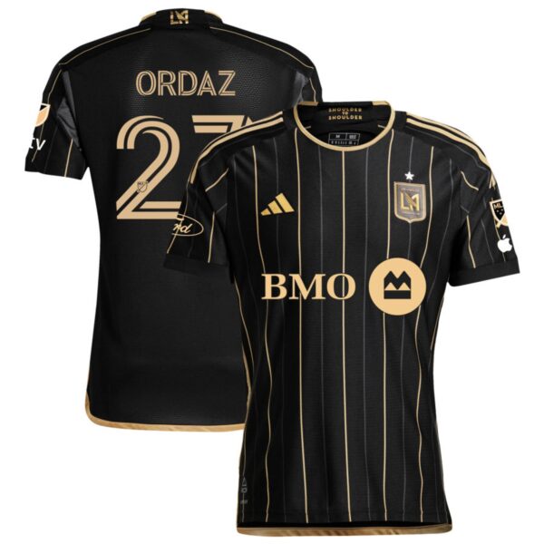 Lafc 2024 Primary Authentic Jersey Black 27 Ordaz