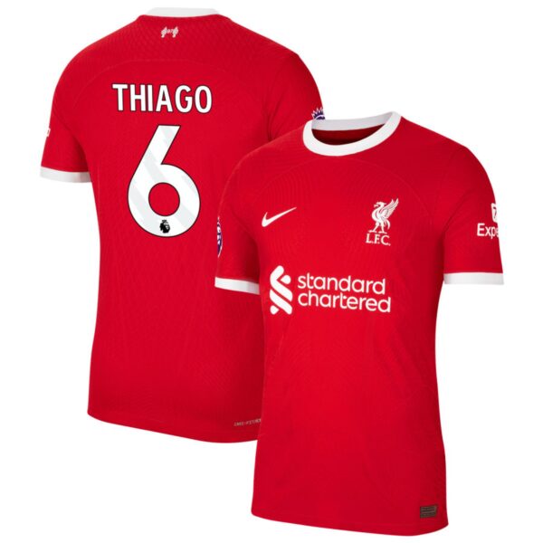 liverpool 2023 24 home authentic jersey red 6 thiago