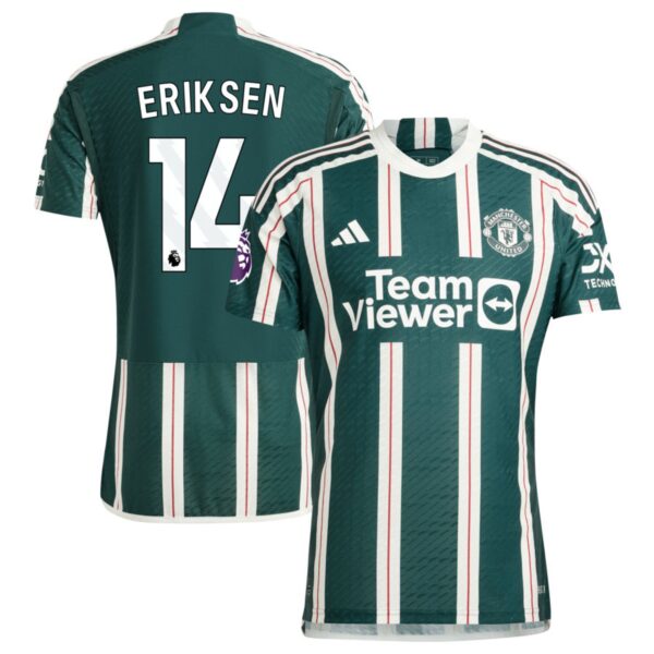 manchester united 2023 24 away authentic jersey green 14 eriksen