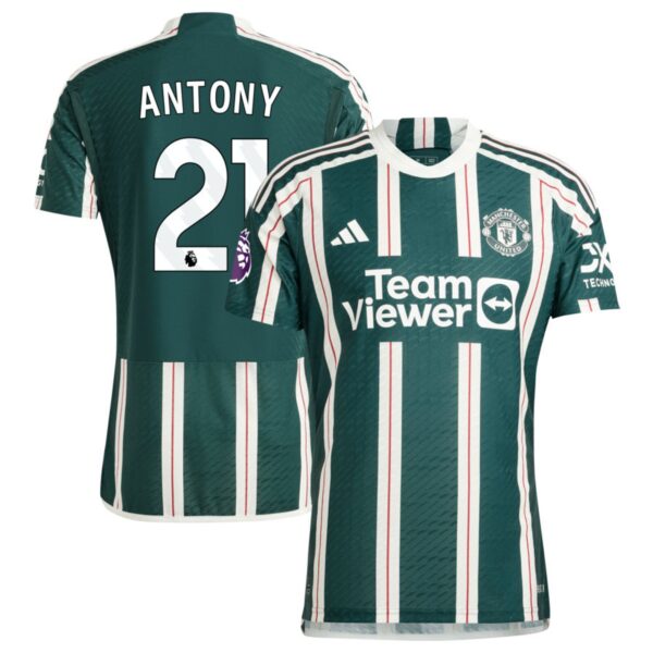 manchester united 2023 24 away authentic jersey green 21 antony