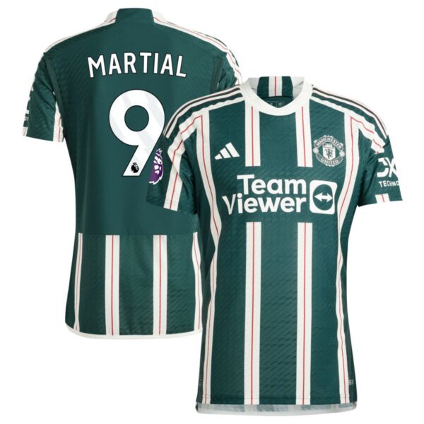 manchester united 2023 24 away authentic jersey green 9 martial