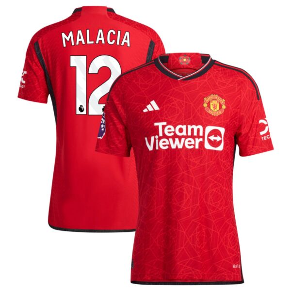 manchester united 2023 24 home authentic jersey red 12 malacia