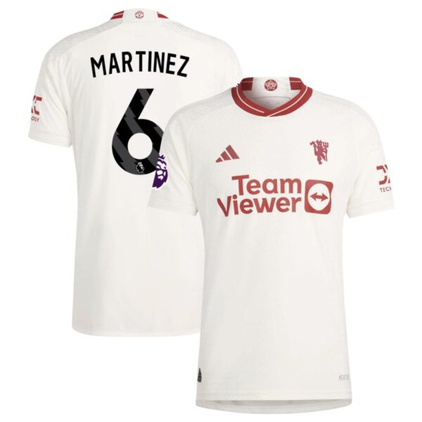 manchester united 2023 24 third authentic jersey white 6 martinez