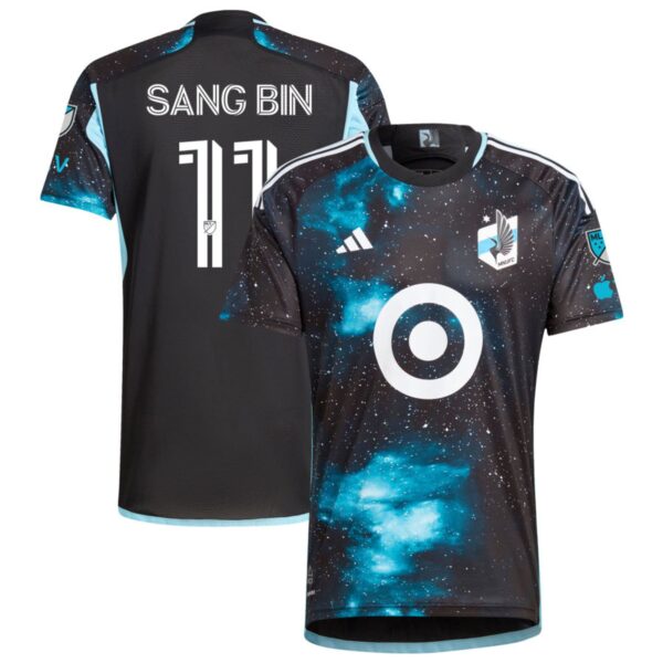 Minnesota United Fc 2024 Starry Night Authentic Jersey Black 11 Sang Bin