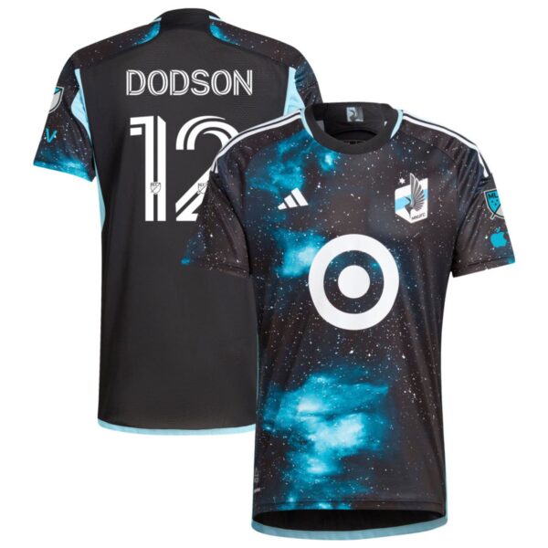 Minnesota United Fc 2024 Starry Night Authentic Jersey Black 12 Dodson