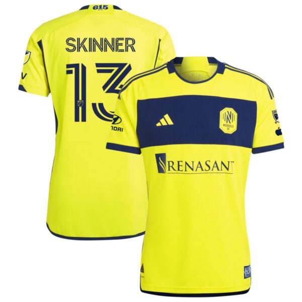 Nashville Sc 2024 The 615 Kit Authentic Jersey Yellow 13 Skinner