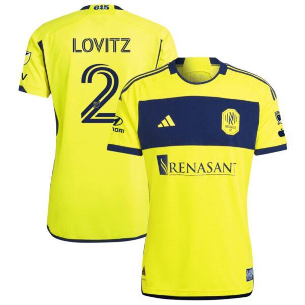 Nashville Sc 2024 The 615 Kit Authentic Jersey Yellow 2 Lovitz