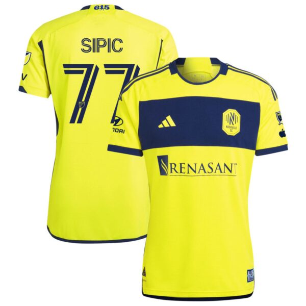 Nashville Sc 2024 The 615 Kit Authentic Jersey Yellow 77 Sipic