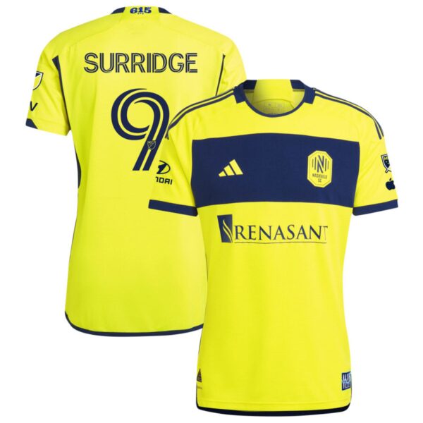 Nashville Sc 2024 The 615 Kit Authentic Jersey Yellow 9 Surridge