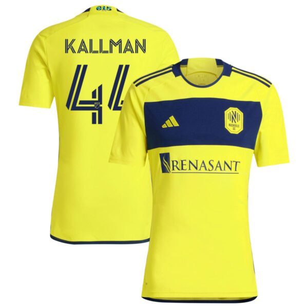 nashville sc 2024 the 615 kit jersey yellow 44 kallman 201110900