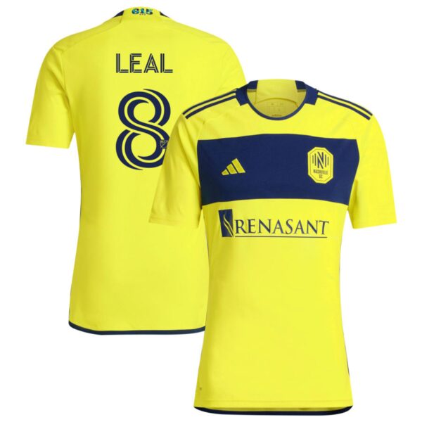 nashville sc 2024 the 615 kit jersey yellow 8 leal 201110900