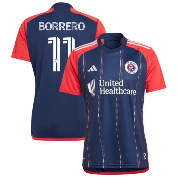 new england revolution 2024 boston tea party jersey navy 11 borrero 201110901