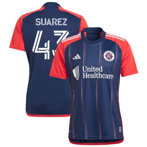 new england revolution 2024 boston tea party jersey navy 43 suarez 201110901