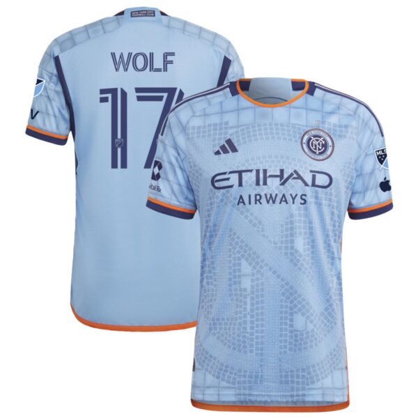 New York City Fc 2024 The Interboro Kit Authentic Jersey Sky Blue 17 Wolf