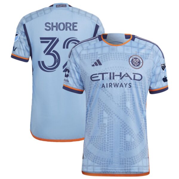 New York City Fc 2024 The Interboro Kit Authentic Jersey Sky Blue 32 Shore