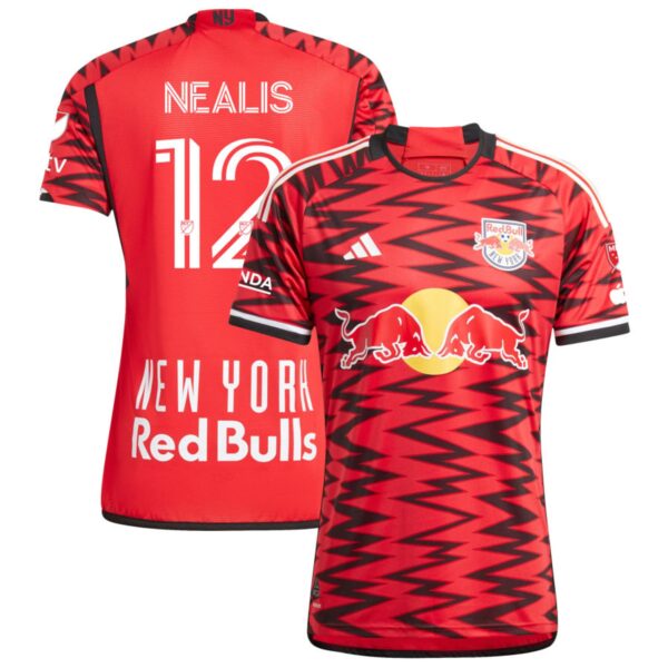 New York Red Bulls 2024 Legacy Authentic Jersey Red 12 Nealis