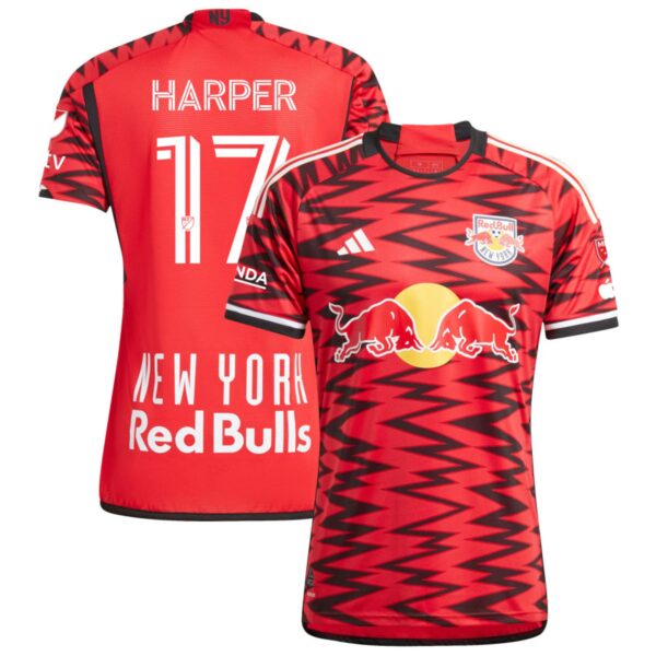 New York Red Bulls 2024 Legacy Authentic Jersey Red 17 Harper