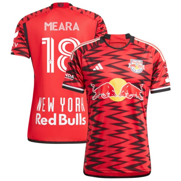 New York Red Bulls 2024 Legacy Authentic Jersey Red 18 Meara