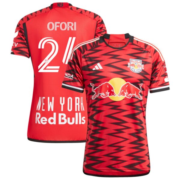 New York Red Bulls 2024 Legacy Authentic Jersey Red 24 Ofori