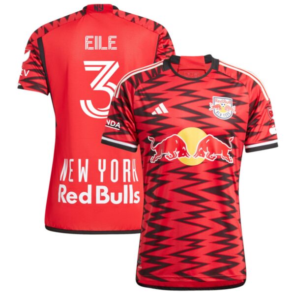 New York Red Bulls 2024 Legacy Authentic Jersey Red 3 Eile