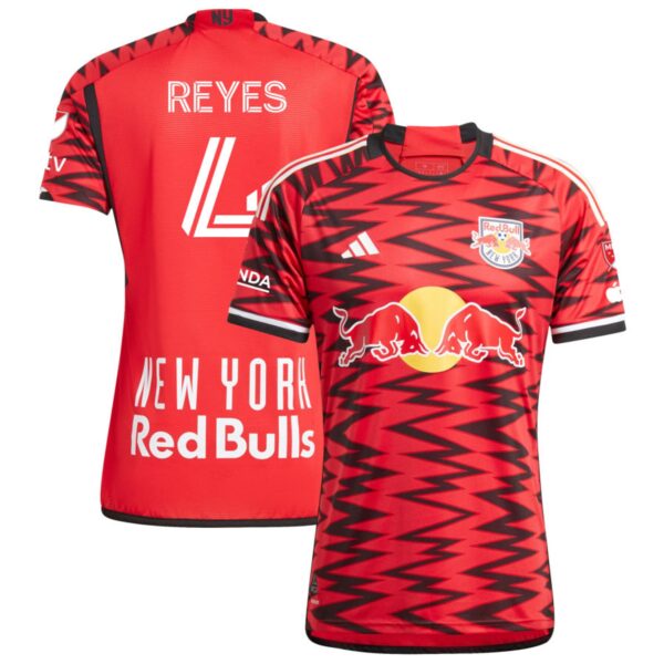 New York Red Bulls 2024 Legacy Authentic Jersey Red 4 Reyes