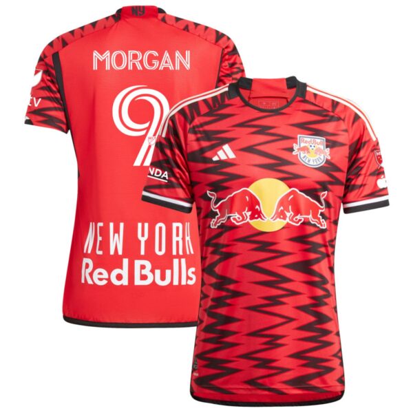 New York Red Bulls 2024 Legacy Authentic Jersey Red 9 Morgan