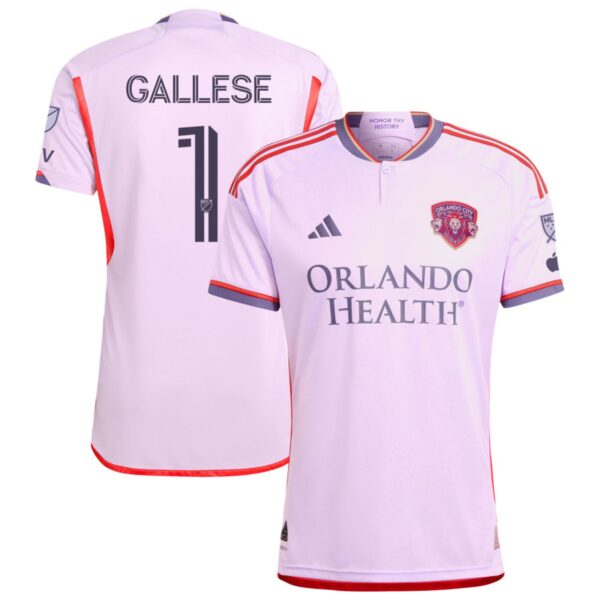 Orlando City Sc 2024 Legacy Kit Authentic Jersey Purple 1 Gallese