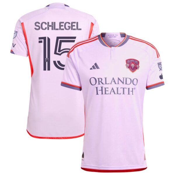 Orlando City Sc 2024 Legacy Kit Authentic Jersey Purple 15 Schlegel