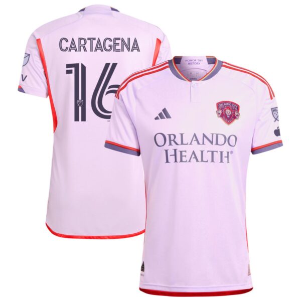 Orlando City Sc 2024 Legacy Kit Authentic Jersey Purple 16 Cartagena