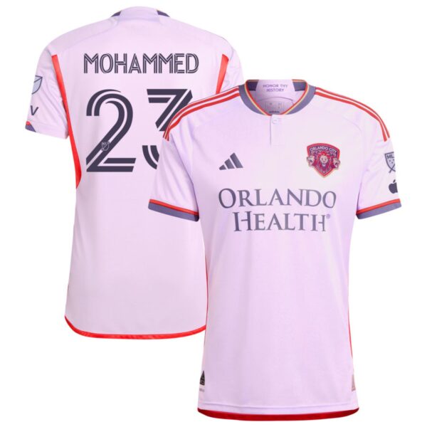 Orlando City Sc 2024 Legacy Kit Authentic Jersey Purple 23 Mohammed