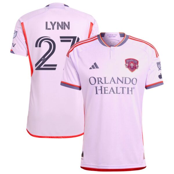 Orlando City Sc 2024 Legacy Kit Authentic Jersey Purple 27 Lynn