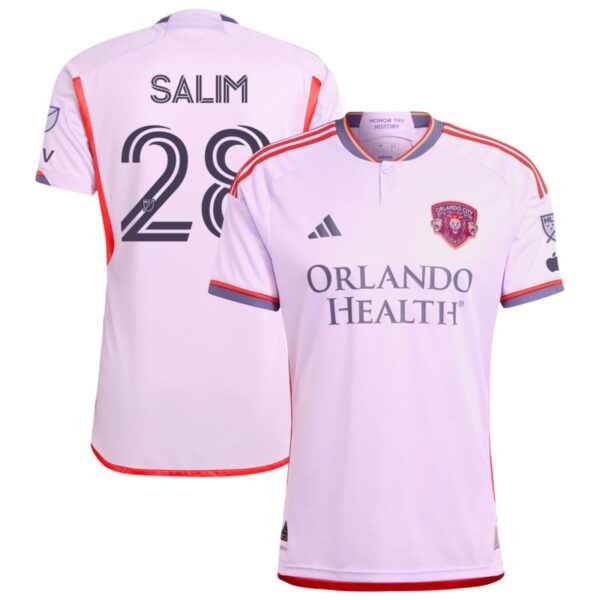 Orlando City Sc 2024 Legacy Kit Authentic Jersey Purple 28 Salim