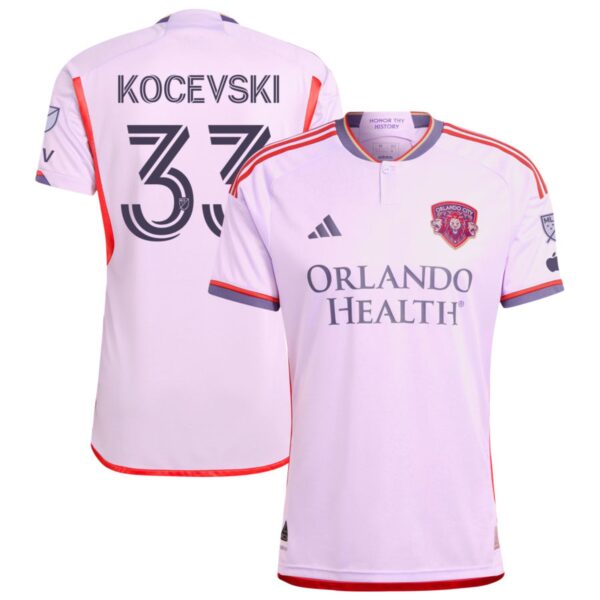 Orlando City Sc 2024 Legacy Kit Authentic Jersey Purple 33 Kocevski